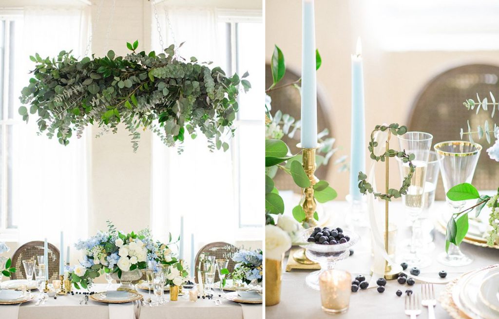Plantas y flores colgantes para decorar tu evento - Cardamomo Catering